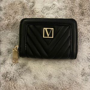 Black Victoria’s Secret Zip Wallet
